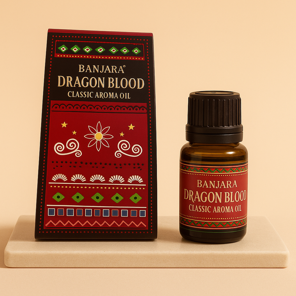 Aceite esencial de sangre de dragón, frasco de vidrio ámbar de 10 ml, aroma cálido - Protección energética y armonía
