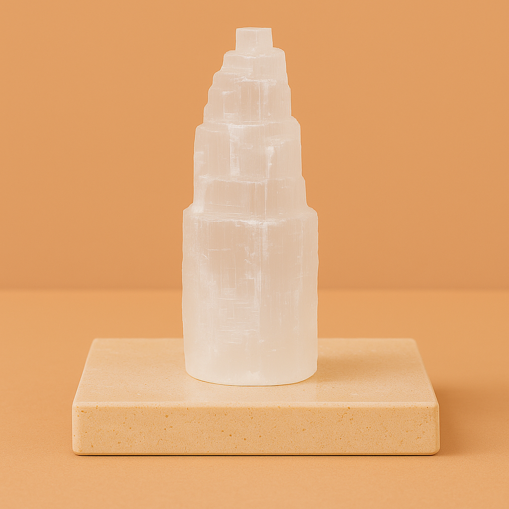 Torre de Selenita Natural – Limpieza Energética